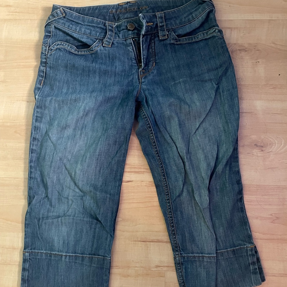 Pure color capris